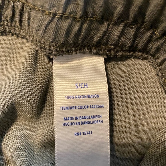 Splendid Camo Jogger Elastic Waist 100% Rayon Size S - Picture 11 of 11